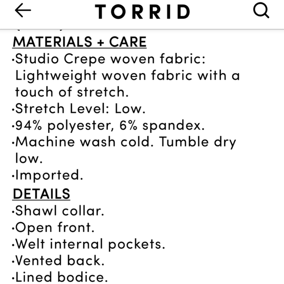 Plaid Blazer Torrid - Picture 5 of 5